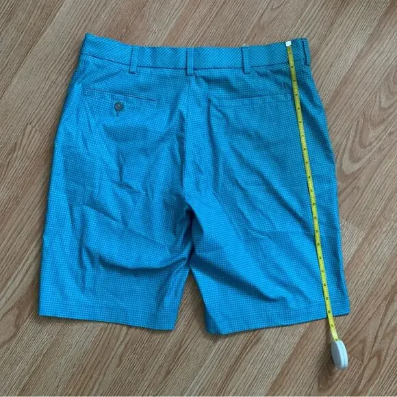 Walter Hagen Perfect 11 Performance Golf Shorts Size 34 Blue Preppy Athletic - Picture 6 of 12